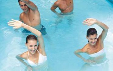 Aqua-Gymnastik-Rücken